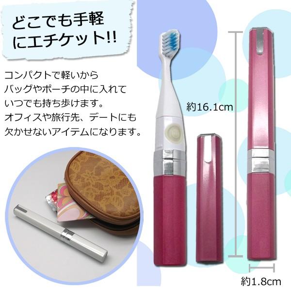 電動歯ブラシ 歯ブラシ 音波振動歯ブラシ 携帯用 ポケットサイズ