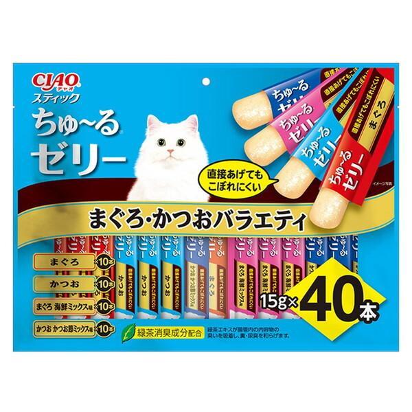 チャオ スティック まぐろ・かつおバラエティ　ちゅーる ちゅーるぜりー