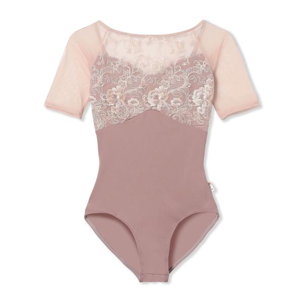 【チャコット chacott)】【Nela 】7分袖　レオタード　ピンク Chacott（チャコット） 【チャコット 公式(chacott)】【Nela ライン