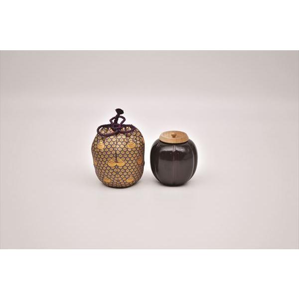 茶道具 ￼茶入 阿古陀 如心斎好 内黒外留 茶入 N202AKN - 通販