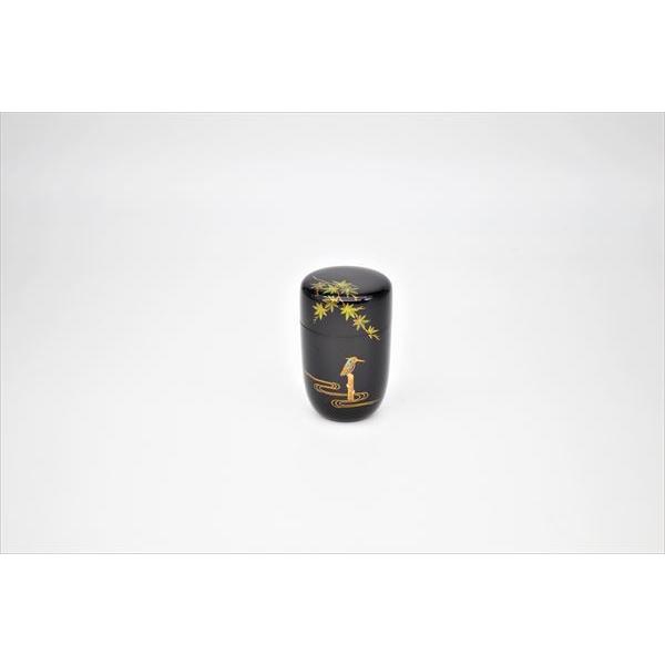長棗 青楓に翡翠 塚本規義作（桐箱） : 茶道具 銘茶 左座園 Yahoo!店