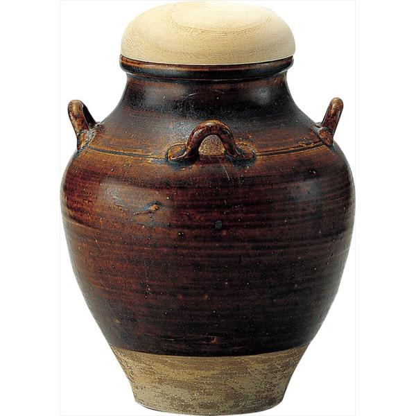 飾壺 宋胡録（正絹網・正絹紐・正絹おおい付） [φ19×H 26cm ] （桐箱