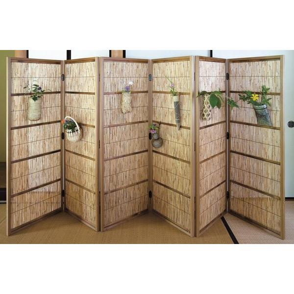 【茶道具】花寄六枚屏風（紙箱）★送料込★ 茶道具】花寄六枚屏風（紙箱）☆送料込☆ 花寄屏風 六枚