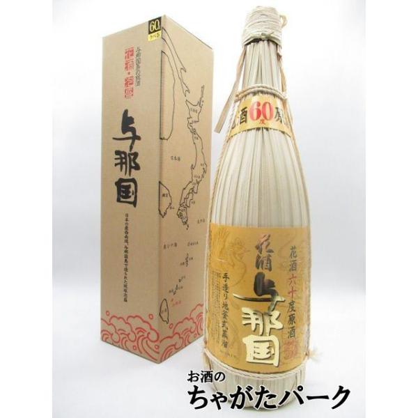 崎元酒造所 与那国 花酒 クバ巻き 泡盛 60度 1800ml : お酒のちゃがた