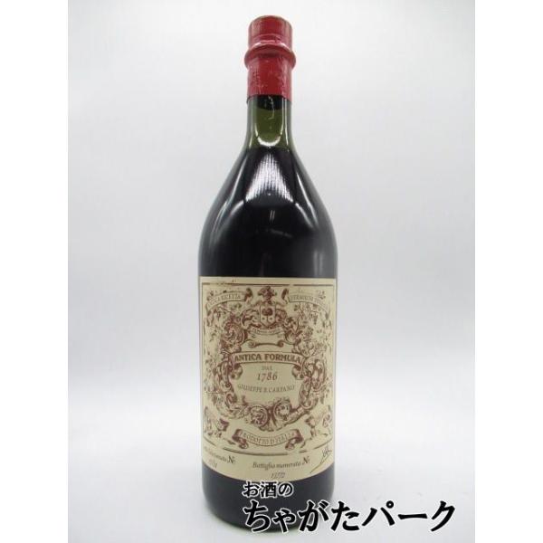 【最高級　ヴェルモット】カルパノ•アンティカ　フォーミュラ（旧ボトル） カルパノ アンティカ フォーミュラ 750ml 16度 箱無し［正規品
