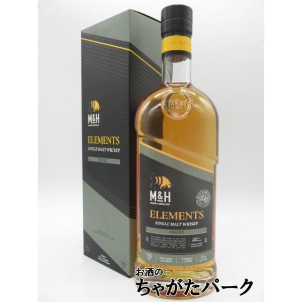 M＆H エレメンツ ピーテッド シングルモルト 正規品 46度 700ml