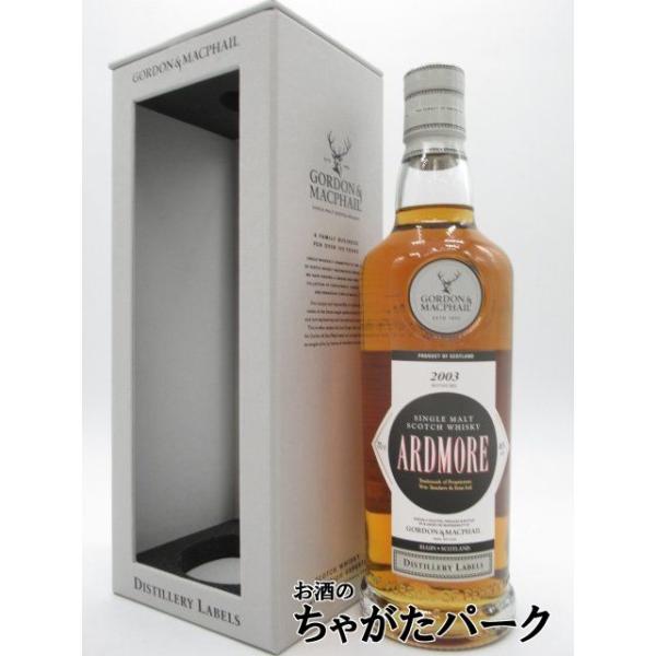 アードモア 2003 (Bot.2022) リフィルシェリーカスク 蒸留所ラベル
