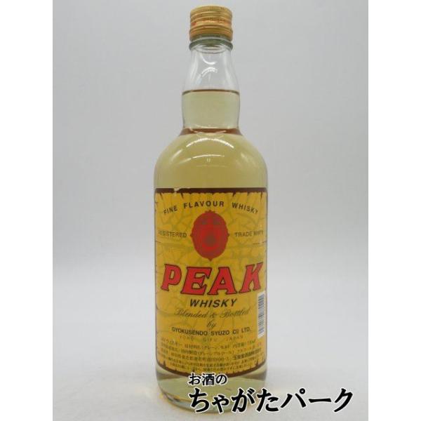 玉泉堂酒造 ピーク ウイスキー オレンジラベル 37度 720ml : お酒の