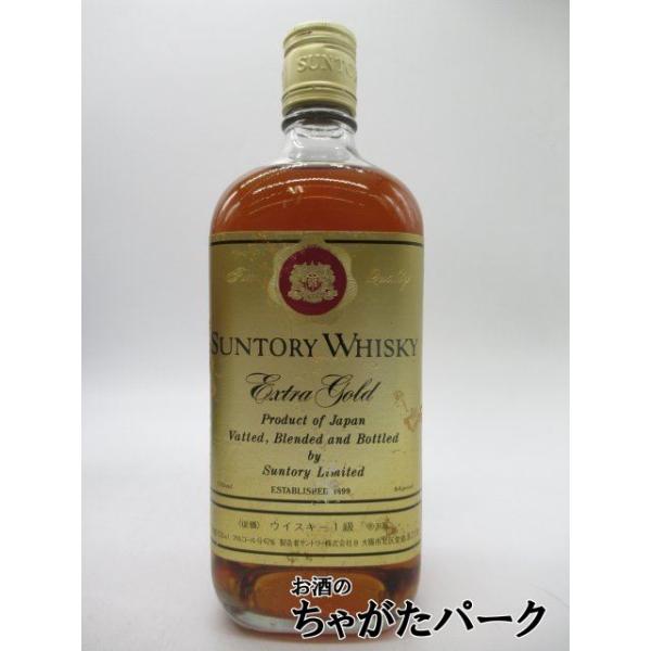 サントリー　ウイスキー　終売品　カスタム　ゴールド　3本セット　古酒 古酒】 サントリー エクストラ ゴールド 42度 720ml [LL-1204-51