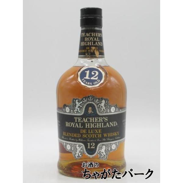 1980年代モノ丸紅ラベルは希少‼︎未開封‼︎ ティーチャーズ ロイヤル・ハイランド 古酒】 ティーチャーズ 12年 ロイヤルハイランド 従価税率表示 正規品