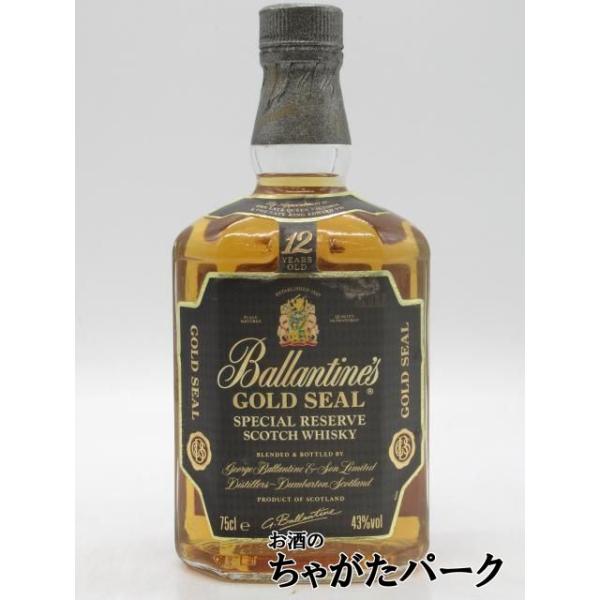 古酒】 バランタイン 12年 ゴールドシール 43度 750ml □90年代と思わ