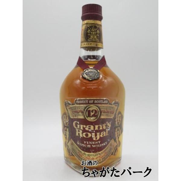 古酒】 グランツ 12年 ロイヤル 43度 750ml □80年代と思われる [LL