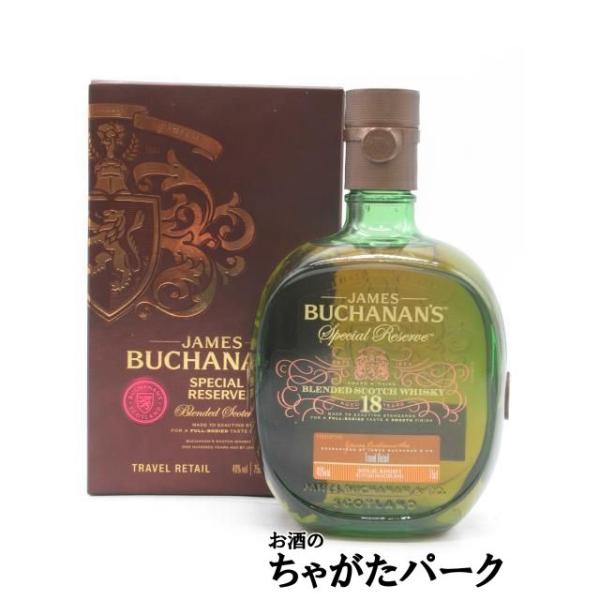 【希少】ブキャナンズ18年 箱付き ブキャナンズ 18年 詰め替え防止用玉付き 箱付き 並行品 40度 750ml