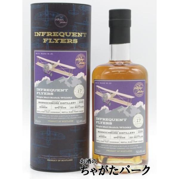 マノックモア 17年 2008 リフィル ルビーポートホグスヘッド インフリークエント フライヤー (アリスター ウォーカー ウイスキー カンパニー) 50.4度 700ml