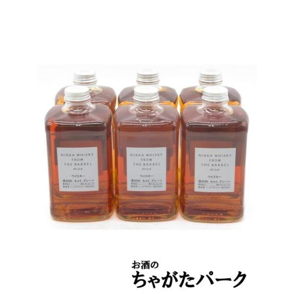 【6本セット】ニッカ フロム ザ バレル 箱なし 並行品 51.4度 500ml×6本 (1ケース)
