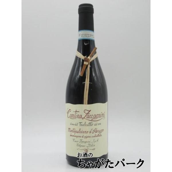 【在庫限りの衝撃価格！】【ラベル不良】 カンティーナ ザッカニーニ トラルチェット モンテプルチアーノ ダブルッツォ 赤 750ml
