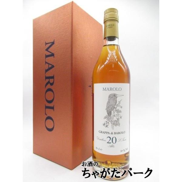 ５０度　７００ミリマローロ社はピエモンテ州ムソット・ダルバ村のマローロ家が１９７７年に興した蒸留専門業者。ソフトに搾った優良畑のぶどうを新鮮なうちに蒸留する方針をとり、識者の高い評価を得ている。バローロ２０年は１９７７年にアカシアのスモール...