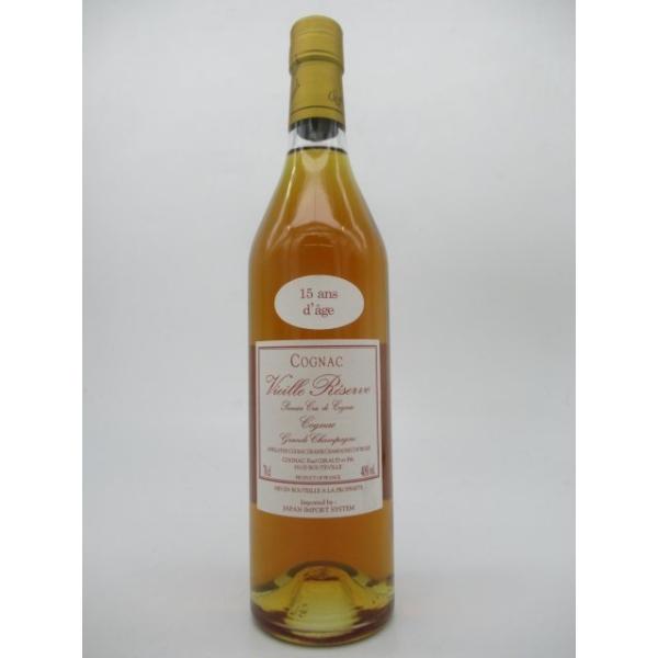 ４０度　７００ミリグランシャンパーニュは年を重ねるほどそのよさを発揮するが、１５年はまさに「古酒の入り口」。フレッシュな風味と熟成感のバランスが絶妙。 【ＰＡＵＬ　ＧＩＲＡＵＤ　１５Ｙ】ブランデーコニャックバレンタインデー ホワイトデー 母...