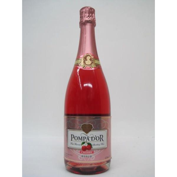 ポンパ ドール チェリー 瓶 750ml サントリー スペイン スパークリングワイン PDCHQ 送料無料 本州のみ