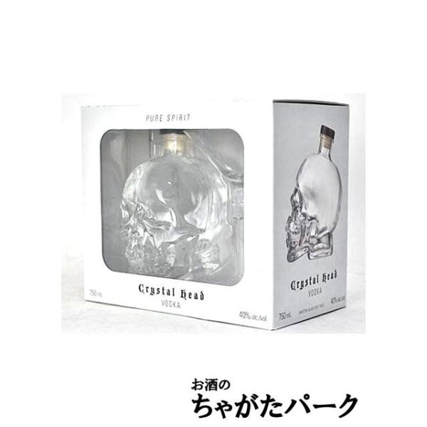 ４０度　７５０ミリ※箱にしわがあります。カナダのクリスタル ヘッド ウォッカ社のウォッカです。スカル（骸骨）をモチーフにした斬新なクリスタルボトルでお部屋のインテリアやお店のディスプレイとしても抜群のインパクトです。『ブルース・ブラザース』...