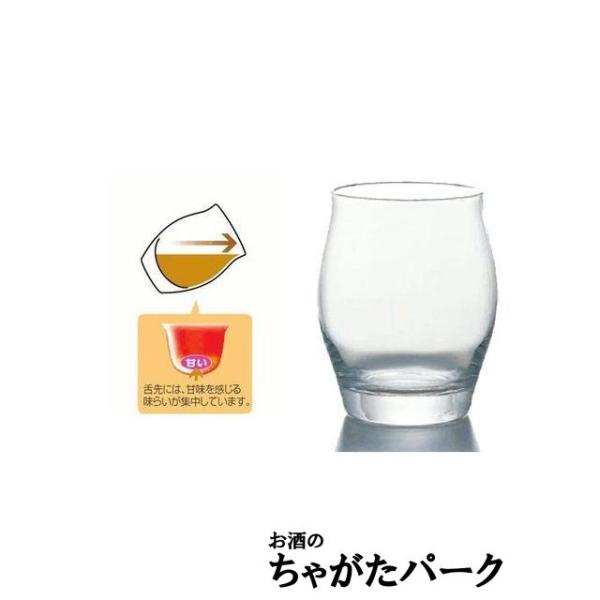 ウイスキーの自然な甘みを深く味わっていただくことを目指した特製グラスです。ネックを絞り、飲み口を広げた独特のシェイプは、ウイスキーの甘味を感じやすいよう舌先にウイスキーをゆっくり注ぎます。口径6.8(最大径8)×高さ10.1cm / 325...