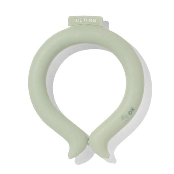 [F.O.インターナショナル] ICE RING アイスリング Sサイズ キッズ こども用 正規品 28℃で凍る [2021年累計4万本以上販売] (Sサイズ(こども用), カーキ)