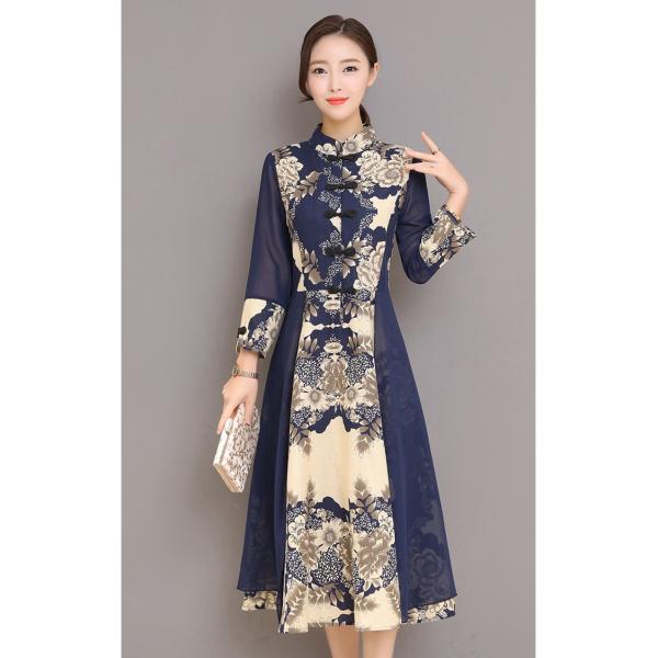 チャイナドレス パーティー ワンピ 八分袖 チャイナ服 ロング ワンピース 普段着 舞台 衣装 民族 中国風 Zl70 Chaiはポイント最大3倍 Buyee Buyee Japanese Proxy Service Buy From Japan Bot Online