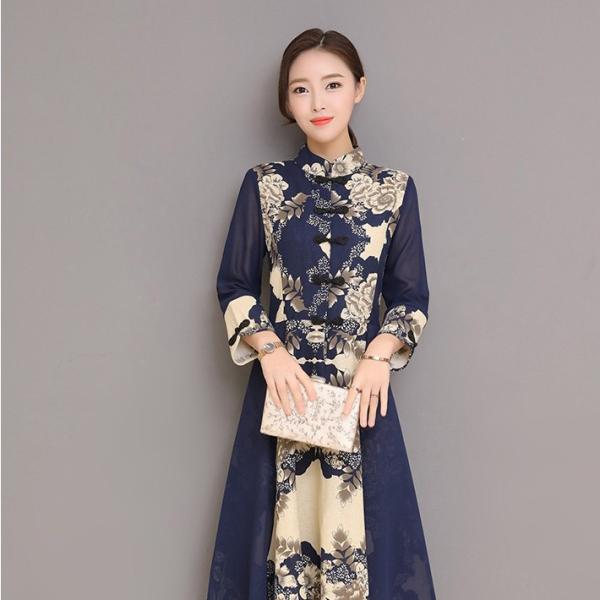 チャイナドレス パーティー ワンピ 八分袖 チャイナ服 ロング ワンピース 普段着 舞台 衣装 民族 中国風 zl70 【chaiはポイント最大3倍】 /【Buyee】 チャイナドレス パーティー ワンピ 八分袖 チャイナ服 ロング ワンピース 普段着 舞台 衣装 民族 中国風 zl70 【chaiはポイント最大3倍】 /【Buyee】