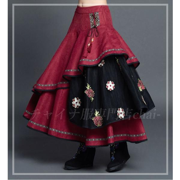 チャイナ服 スカート ロング丈 民族風 チャイナスカート 刺繍 ボトムス チャイナテイスト 舞踏 中国風 民族衣装 Zq18 Chaiはポイント最大3倍 Buyee Buyee Japanese Proxy Service Buy From Japan Bot Online