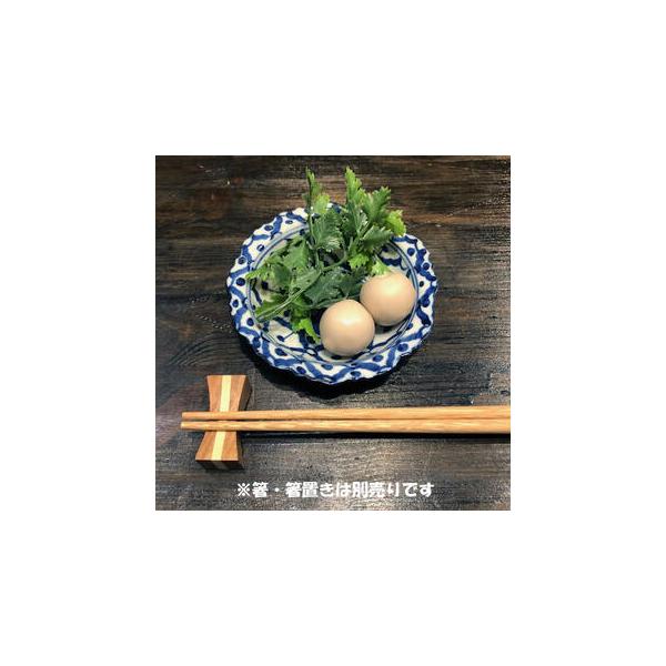 【花型ギザギザ皿 11cm】 花型　お皿 青白食器 盛り皿 陶器　小皿 タイ料理 アジアン料理 タイ雑貨