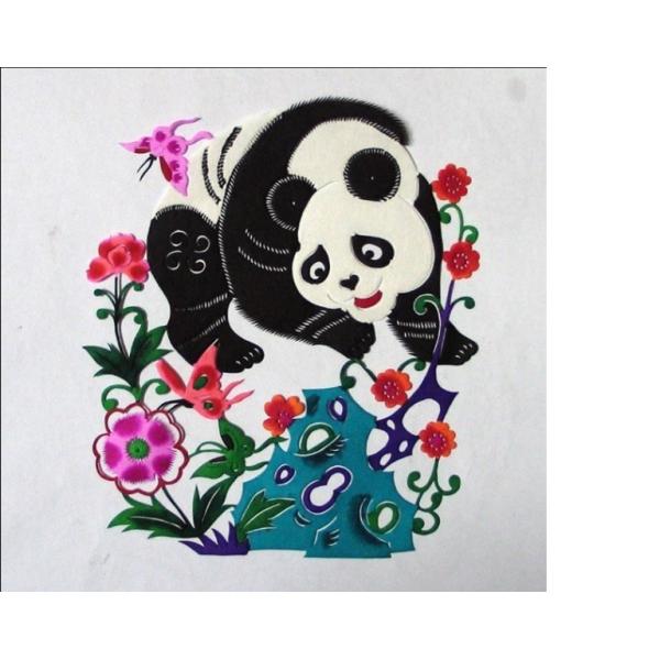 美品中国美術品工芸両面手作り可愛いパンダ お値下げしました。 パンダ 両面絵付け中国伝統美術工芸品