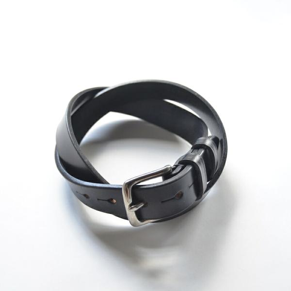 MARTIN FAIZEY (マーティンフェイジー）  1 inch WEST END BUCKLE SADDLE LEATHER BELT