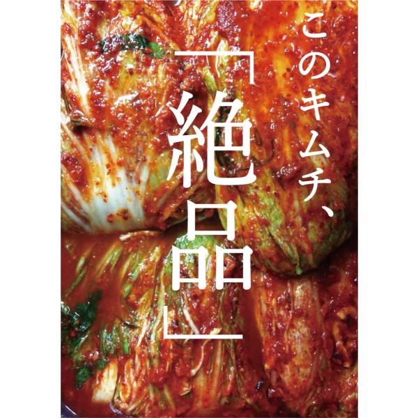 キムチ　白菜キムチ　濃厚キムチ　クラフトキムチ　手作り専門　チャメ商会　Oisix販売　発酵　ニンニク　免疫力　国産　厳選素材　旨辛　