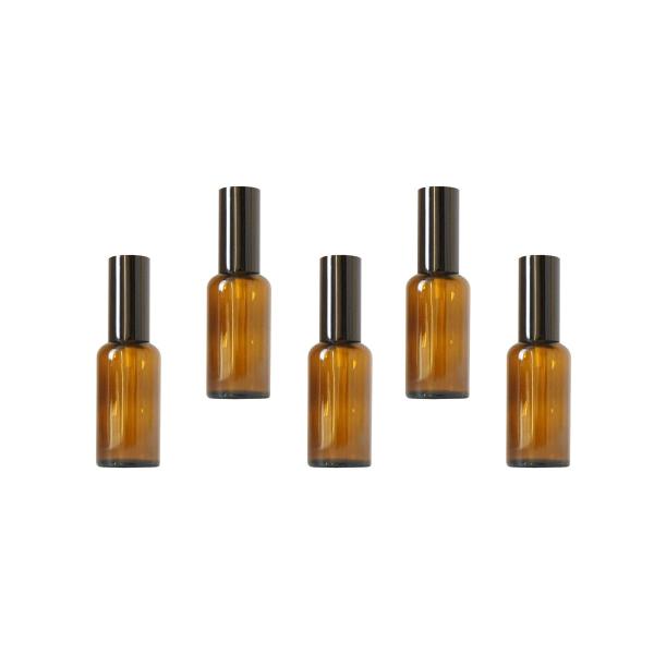 遮光 スプレー ボトル 瓶 噴霧器 霧吹き 詰め替え 携帯 50ml 5本