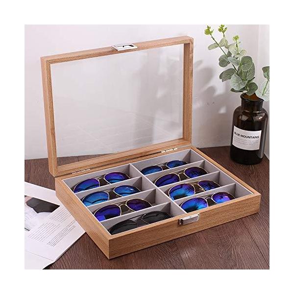 直営店に限定 8木製の眼鏡の収納ボックスフリップジュエリーボックス