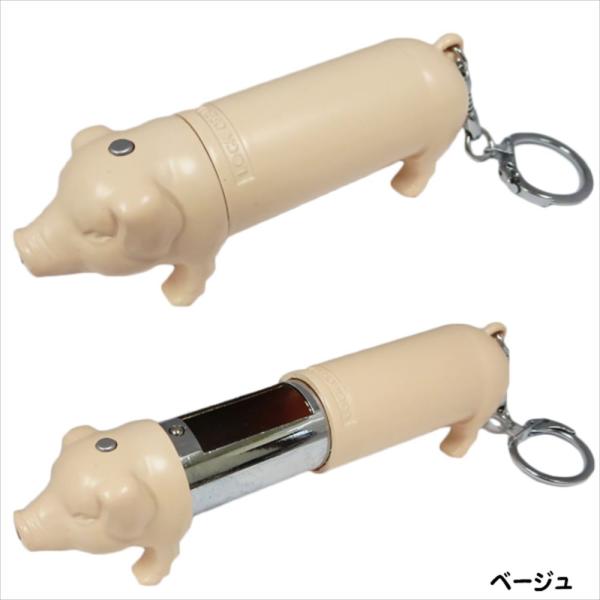 ライト付ブタの携帯灰皿胴長ブタの携帯灰皿リアルな顔のブタの頭にあるボタンを押せば鼻からライトが光りますよ〜こーゆー機能って結構便利なんですよねーブタの尻尾の所にキーホルダーも付いおり、タバコを吸わない方にも使って頂きたいなぁ【サイズ】W20...