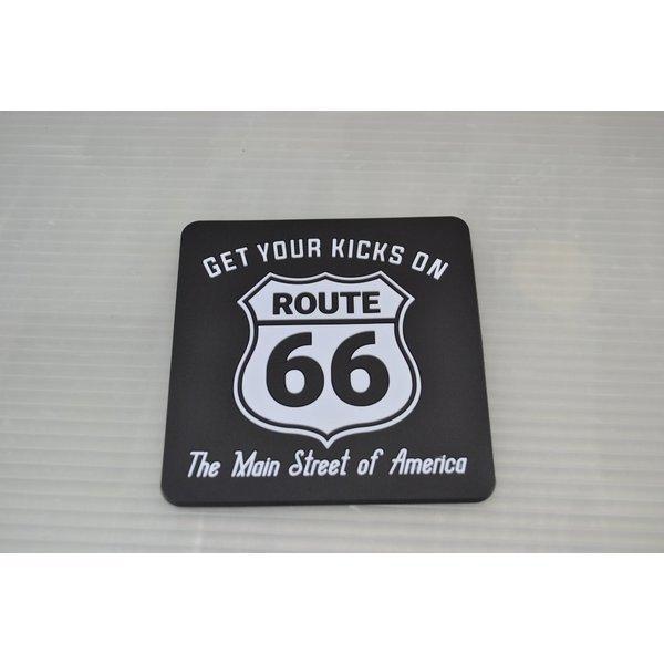 ルート66 ROUTE66 　ラバーコースター ルート66雑貨 アメリカン雑貨 アメリカ雑貨 アメ雑