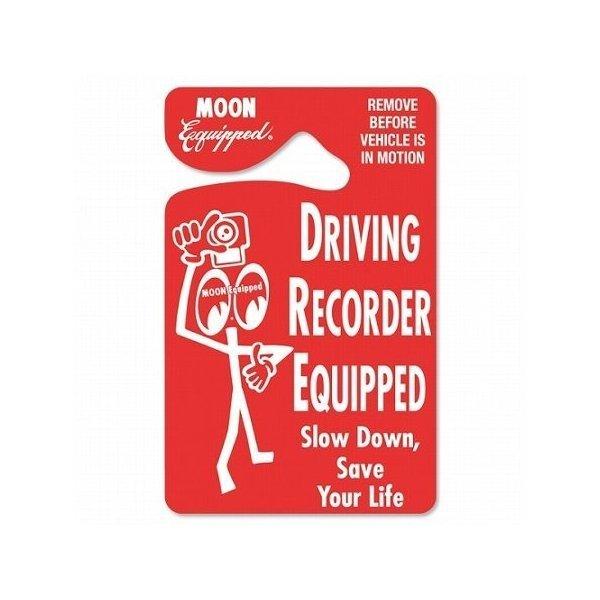 ムーン ドライビング レコーダー Parking Permit★ DRIVING RECORDER EQUIPPED 最近多くの車に取り付け始められている ドライブ レコーダー、 そんなドライブ レコーダーが車に搭載されていることを伝えるパ...