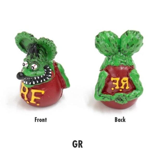 ラット フィンク　Rat Fink エアバルブ キャップ（グリーン）