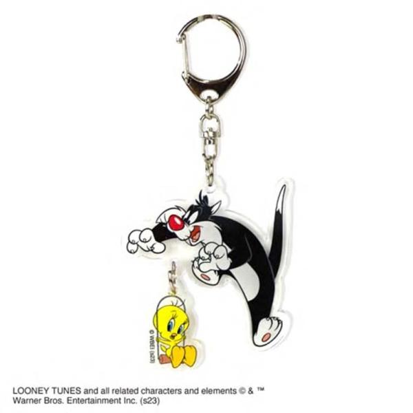 LOONEY TUNES アクリルキーホルダー (シルベスター)ルーニーテューンズ　ロードランナー　ワイナリー