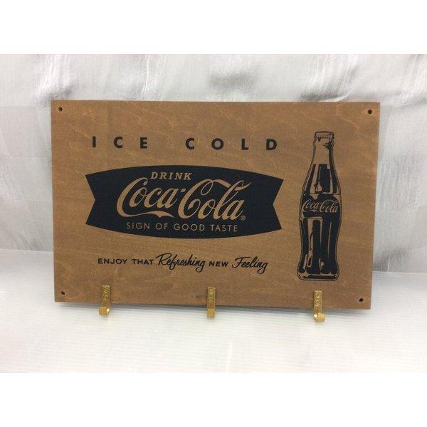 Coca-Cola レトロ木製　コートハンガー Coca-Cola レトロ木製コートハンガー