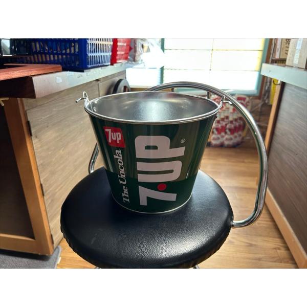アメリカン ティン バケツ（7UP-GREEN）