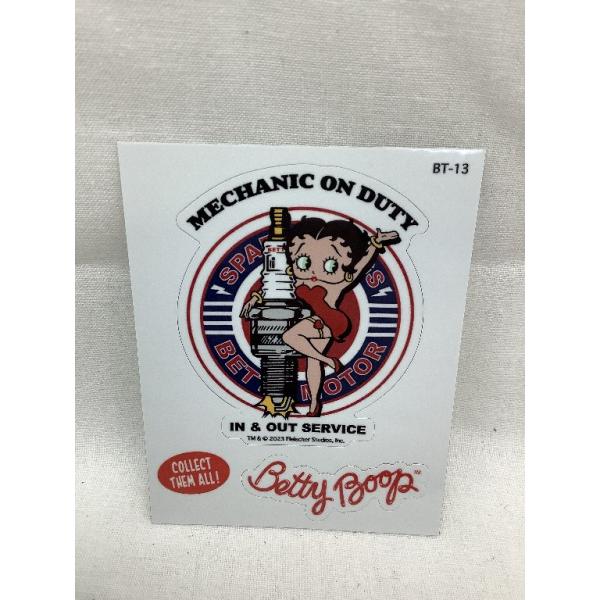 ベティちゃんベティーステッカー（ＰＬＵＧ）　BT- 13シール　アメリカン雑貨,アメリカ雑貨,ベティ,ベティブープ,ベティちゃん,ベティーちゃん