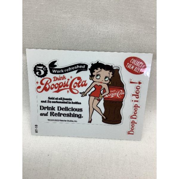 ベティちゃんベティーステッカー（ＣＯＬＡ） BT-18 シール アメリカン雑貨,アメリカ雑貨,ベティ,ベティブープ,ベティちゃん,ベティーちゃん