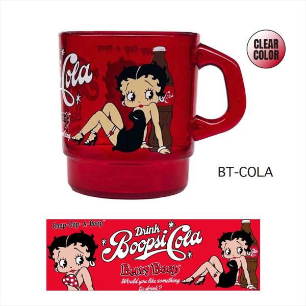 ベティーちゃん　ベティブープ　ミルキー スタッキング マグカップ （COLA）クリアカップ