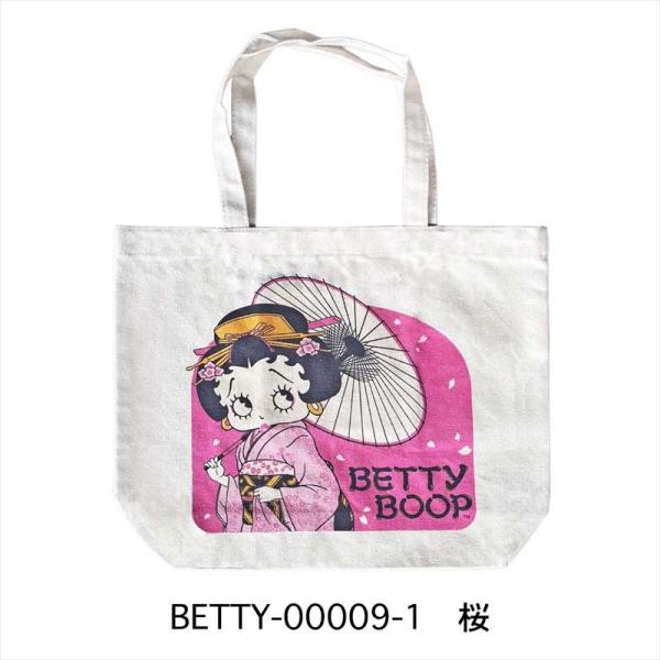 ベティーちゃん ベティブープ（桜）　和柄トートバッグ　浮世絵ベティ