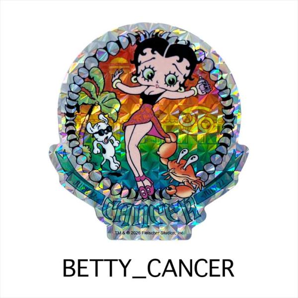 ベティーちゃん ベティブープ（CANCER）光るプリズム仕様　ベティ プリズムステッカー