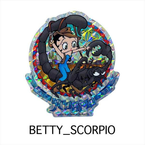 ベティーちゃん ベティブープ（SCORPIO）光るプリズム仕様　ベティ プリズムステッカー