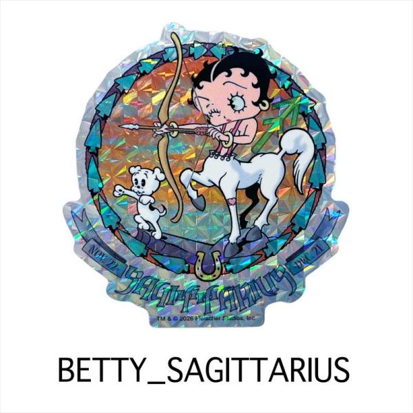 ベティーちゃん ベティブープ（SAGITTARIUS）光るプリズム仕様　ベティ プリズムステッカー