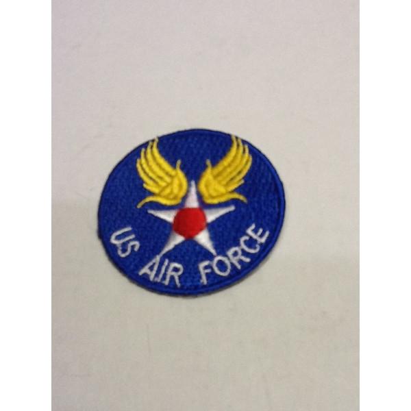 小型刺繍ワッペン（E）（US AIR FORCE/US エアフォース）アイロンワッペン　刺繍、エンブレム、大人気、オシャレ